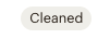 Screenshot des Badges „Cleaned“ (Bereinigt) in einer Mailchimp-Zielgruppe