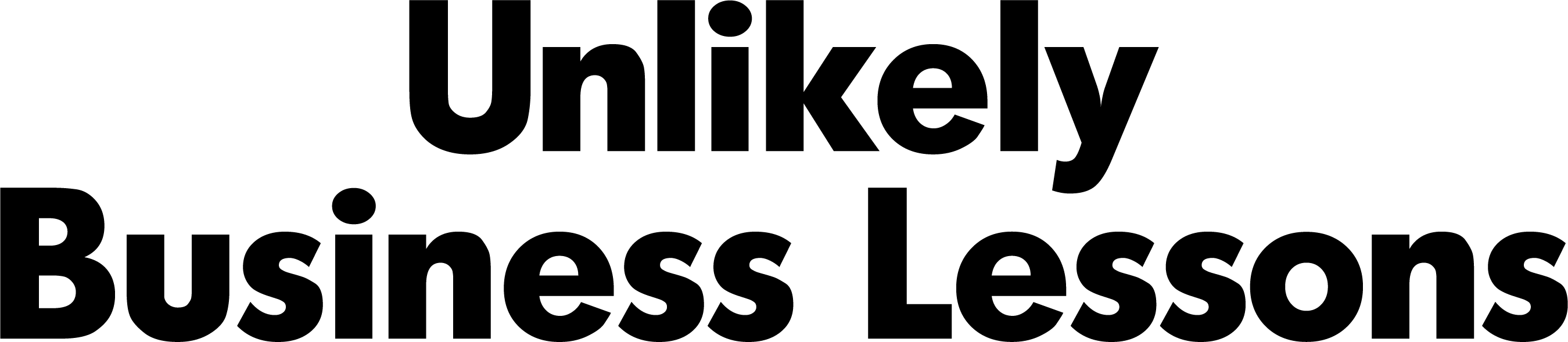 Unlikely Business Lessons logo