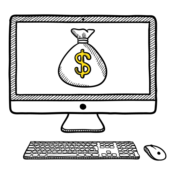 how to make money online graphic
