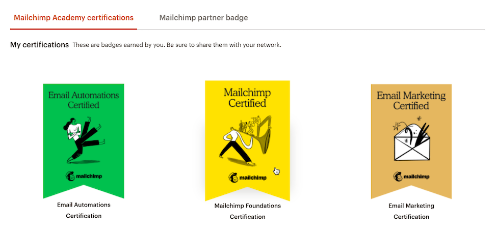 Badge Mailchimp & Co