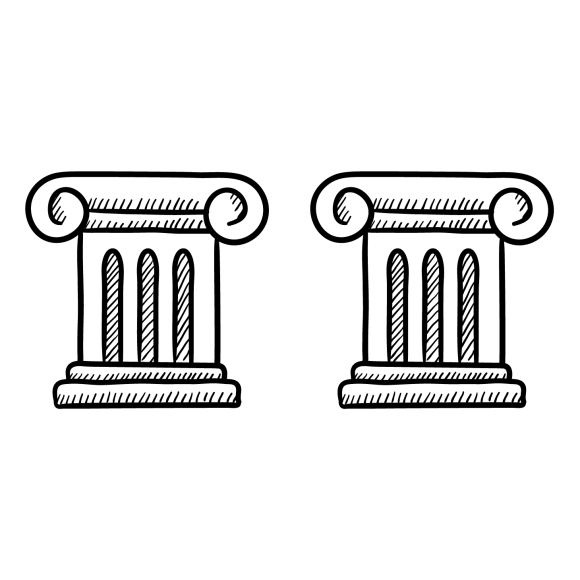 Icon of 2 pillars