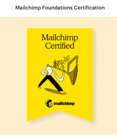 Certificazione Mailchimp Foundations