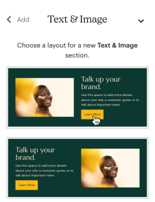 web-section-select-layout