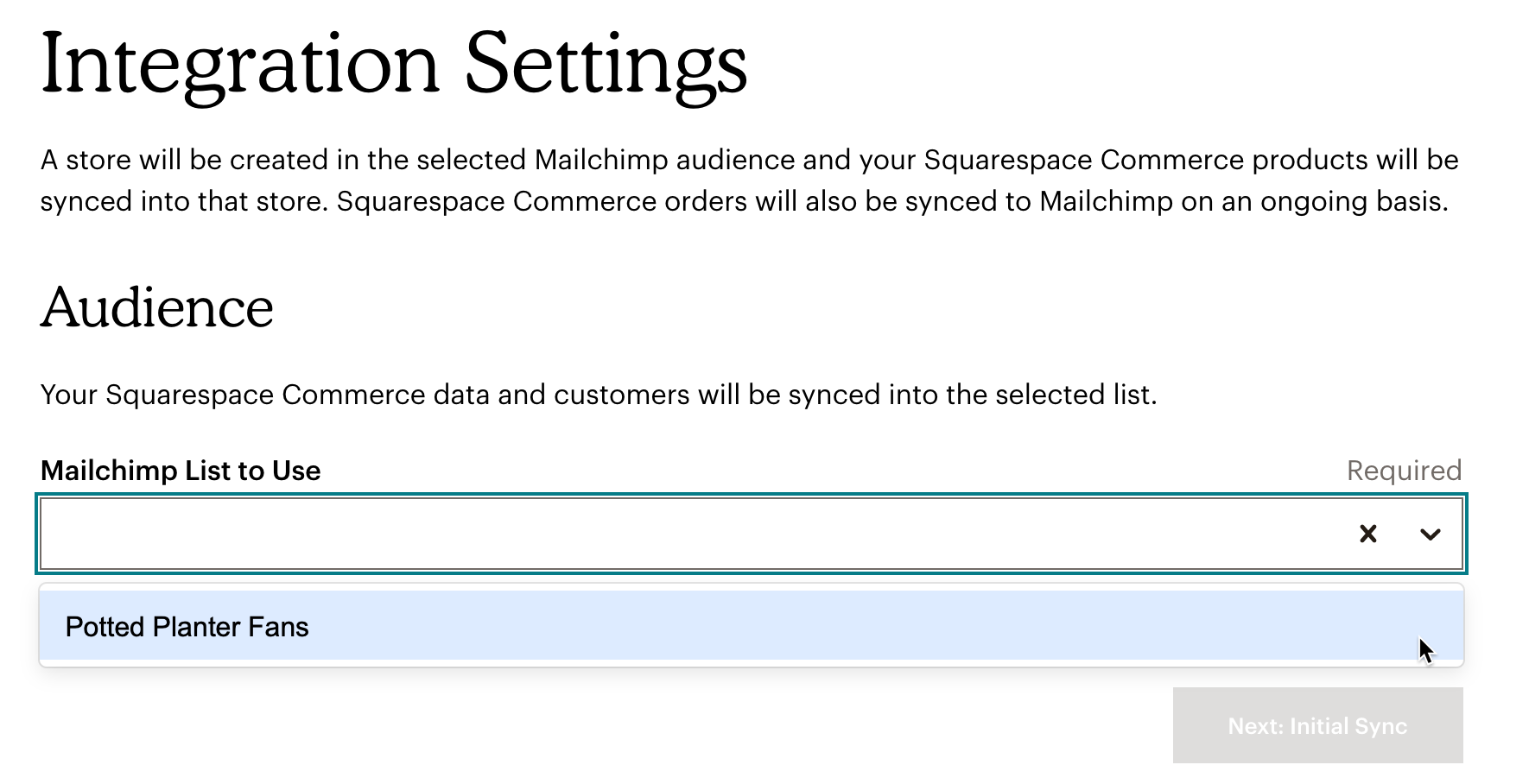 Squarespace-MC-Audience-Select