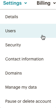 User Details tab