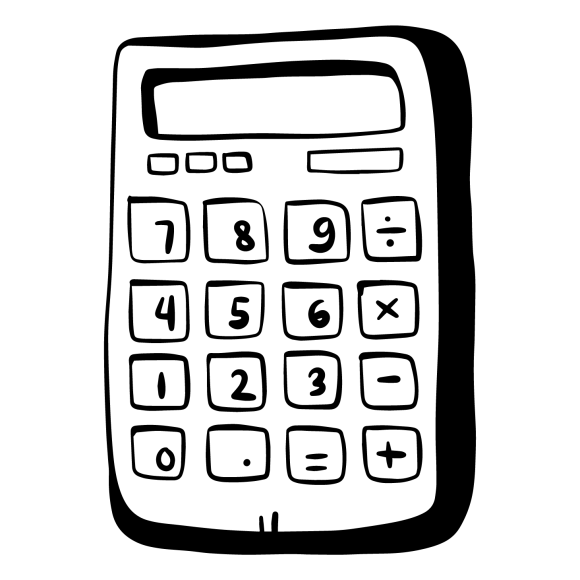 Calculator graphic