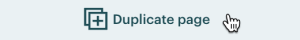 Duplicate Page button