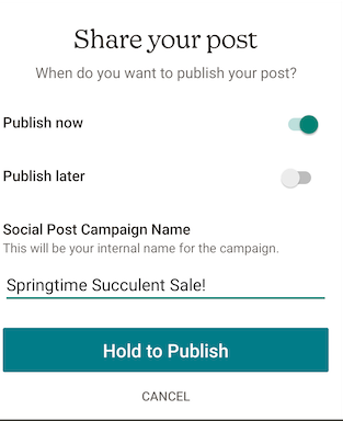 android-publish-social-post