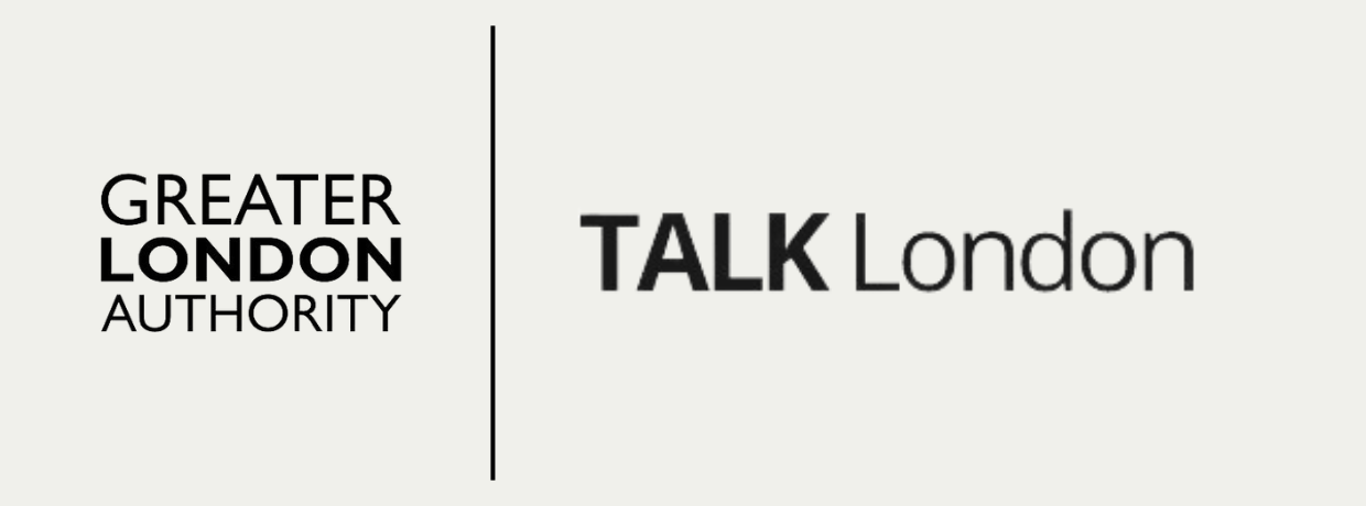 GLA Talk London logo
