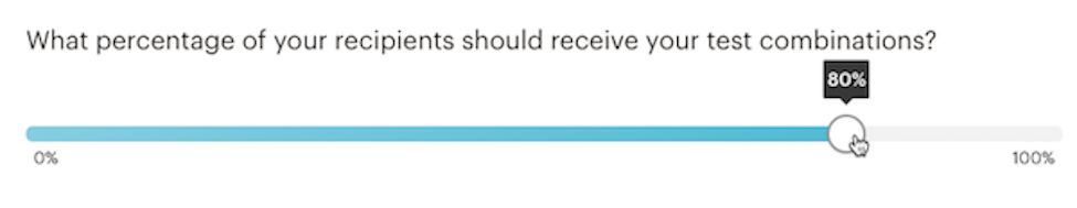 Screen of cursor dragging slider to 80%.