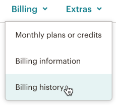 billing-drop-down-billing-information-selected