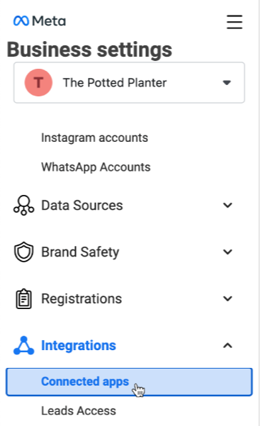 meta-business-settings-connected-apps