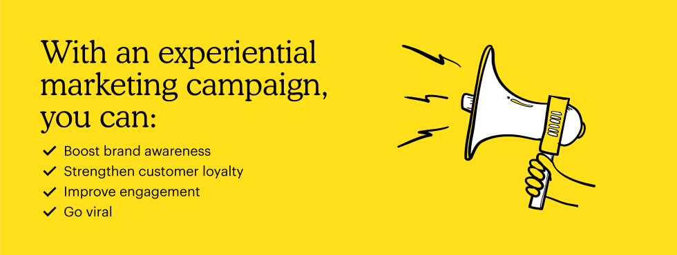 Graphic: Benefits of an experiential marketing campaign 