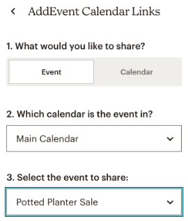 Connect or Disconnect AddEvent Calendar Links Mailchimp