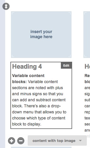 Variable block