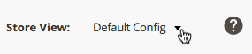 El cursor hace clic en el menú desplegable Default Config (Configuración predeterminada).