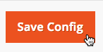 Cursor clicks Save Config.