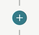 Example image of a "plus icon" button in a journey map