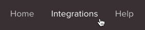 Curseur cliquant sur - Integrations (Intégrations) - Calendly