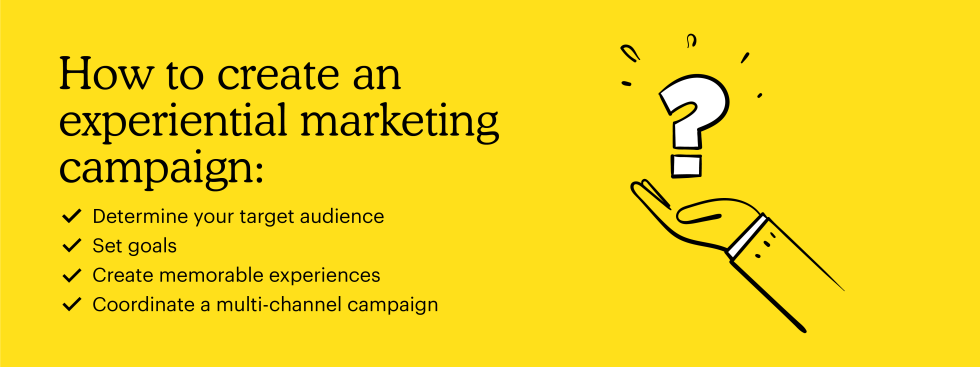 Graphic: How to create an experiential marketing campaign