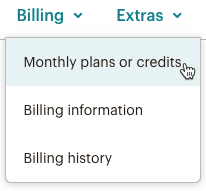 billing-drop-down-monthly-plans-or-credits-selected