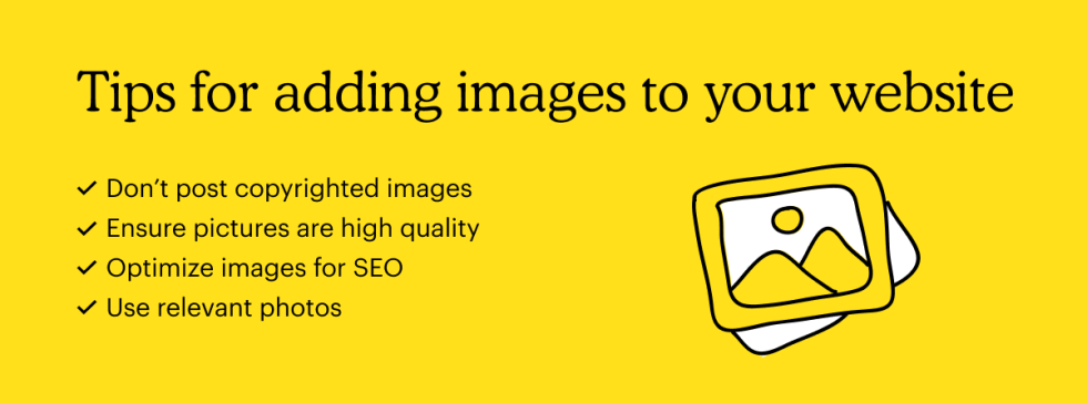 Tips for adding images to your website
